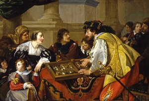 Backgammonin pelaajat, 1634
