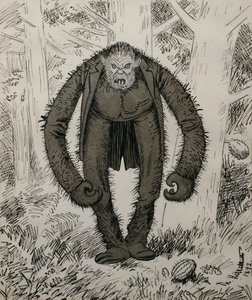 Luonto nukkui, kun hänet luotiin tekijältä Theodor Kittelsen