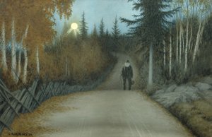 Matkalla kotiin tekijältä Theodor Kittelsen