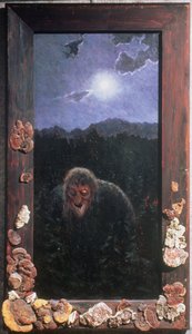 Our House Troll (öljy kankaalle) tekijältä Theodor Kittelsen