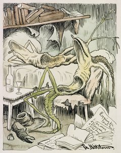 Kirjallinen flunssa tekijältä Theodor Kittelsen