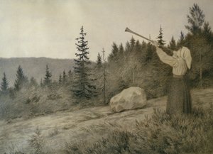 Ylhäällä vuoren alla soi puupuhallin