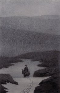Kyllä, näen jotain kaukana kaukana, sanoi poika, se hohtaa tekijältä Theodor Kittelsen