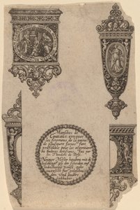 Koriste veitsen kahvaan tekijältä Theodor de Bry