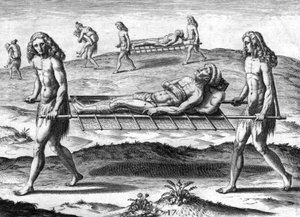 Timucuan intiaanit tekijältä Theodor de Bry