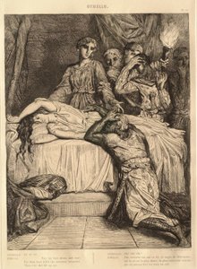 Othello-sarja: nro 14 (5. näytös, 2. kohtaus) tekijältä Théodore Chassériau