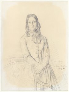 Madame Gabrielle Marcotte de Quivièresin muotokuva tekijältä Théodore Chassériau