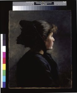 München Girl (öljy kankaalle)