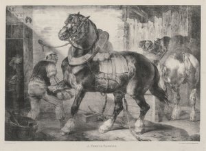 Ranskalainen kengittäjä tekijältä Theodore Gericault