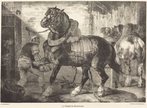 Ranskalainen kengittäjä tekijältä Theodore Gericault