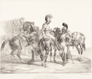 Rantavahtien ryhmä tekijältä Theodore Gericault