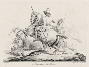 Rooman lihakauppiaat (Roman Butchers) tekijältä Theodore Gericault