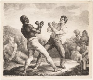 Boksereita tekijältä Theodore Gericault