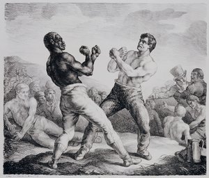 Bokserit, 1818 tekijältä Theodore Gericault
