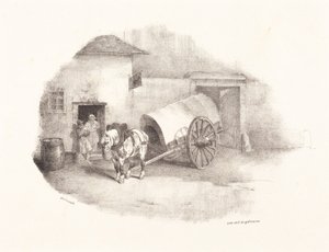 Limonsista tuotu kuormahevonen tekijältä Theodore Gericault