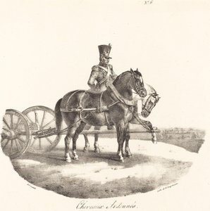 Ardennien hevoset tekijältä Theodore Gericault