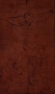 Ristiinnaulitseminen (lyijykynä) tekijältä Theodore Gericault