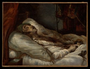 Kenraali Letellier kuolinvuoteellaan tekijältä Theodore Gericault