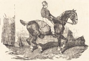 Sulhanen kiinnitetty vaunuhevoseen tekijältä Theodore Gericault