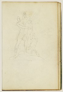 Kolmen hahmon ryhmä tekijältä Theodore Gericault