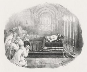 Valloittaja Vilhelm tuotiin kuolemansa jälkeen Boschervillen kirkkoon (Valloittaja Vilhelm valtakunnallisissa hautajaisissa St. Georges de Boschervillen luostarikirkossa) tekijältä Theodore Gericault