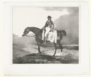 Jockey englantilaisella täysverihevosella tekijältä Theodore Gericault