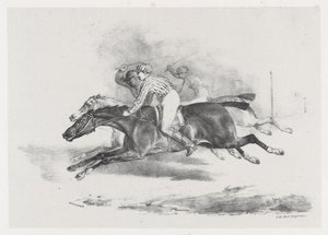 La Course (Kilpailu) tekijältä Theodore Gericault