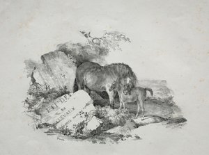 Tamma ja sen varsa. tekijältä Theodore Gericault