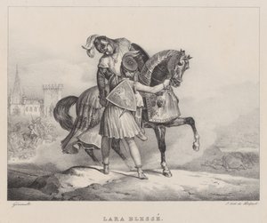 Lara loukkaantunut (Lara Wounded) tekijältä Theodore Gericault