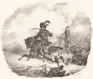Keisarillisen kaartin kevyttykistöupseeri (Officier d