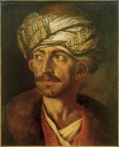 Miesmuotokuva (oletettavasti Mustafa) tekijältä Theodore Gericault