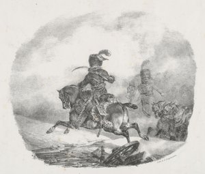 Keisarillisen kaartin kevyen tykistön upseeri (Light Artillery Officer of the Imperial Guard) tekijältä Theodore Gericault