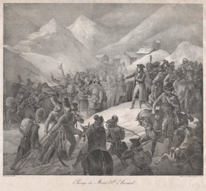 Matka Saint-Bernardin vuoren läpi tekijältä Theodore Gericault