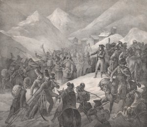 Kulku Saint-Bernard-vuoren läpi, 1822. tekijältä Theodore Gericault