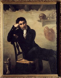 Taiteilijan muotokuva työhuoneessaan Theodore Gericaultin maalaus (1791-1824) 1800-luvun aurinko. 1,47x1,14 m. tekijältä Theodore Gericault