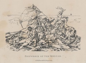 Medusan haaksirikko (La Radeau de la Méduse) tekijältä Theodore Gericault