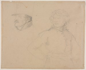 Tutkimus kahdesta sotilasta tekijältä Theodore Gericault