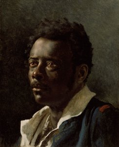 Study of a Model, n. 1818-1919 (öljy kankaalle) tekijältä Theodore Gericault
