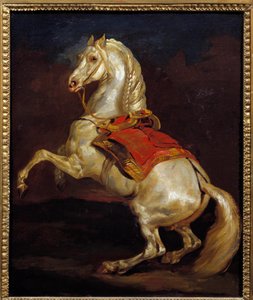 Tamerlan hevonen. Theodore Gericaultin (1791-1824) maalaus tekijältä Theodore Gericault