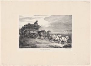 Hiilivaunu tekijältä Theodore Gericault