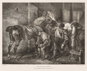 Englantilainen Farrier tekijältä Theodore Gericault