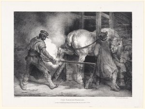 Flaamilainen kengittäjä tekijältä Theodore Gericault