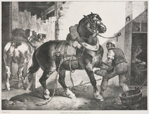 Ranskalainen seppä tekijältä Theodore Gericault