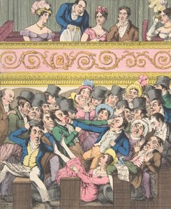 Teatteri nautinnot, levy 2: Kilpailee paikasta, n. 1835.