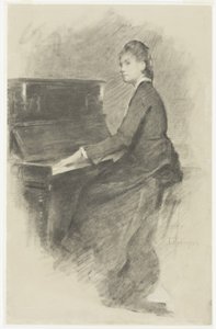 Pianon ääressä tekijältä Theodore Robinson