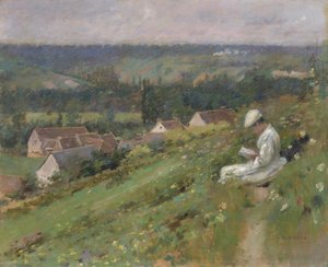 Arconvillen laakso, n. 1887. tekijältä Theodore Robinson