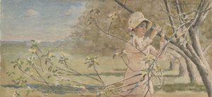 Vihreiden omenapuunoksien alla tekijältä Theodore Robinson