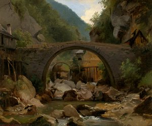 Mountain Stream Auvergnessa, 1830.