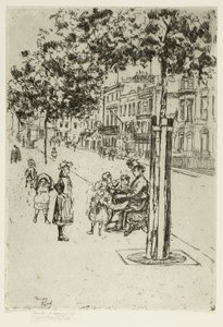 Chelsea Children, Chelsea Embankment tekijältä Theodore Roussel