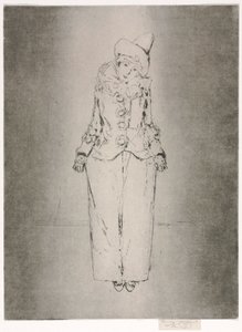 Pierrot en Pied, Lady A. C.:n muotokuva, 1888.